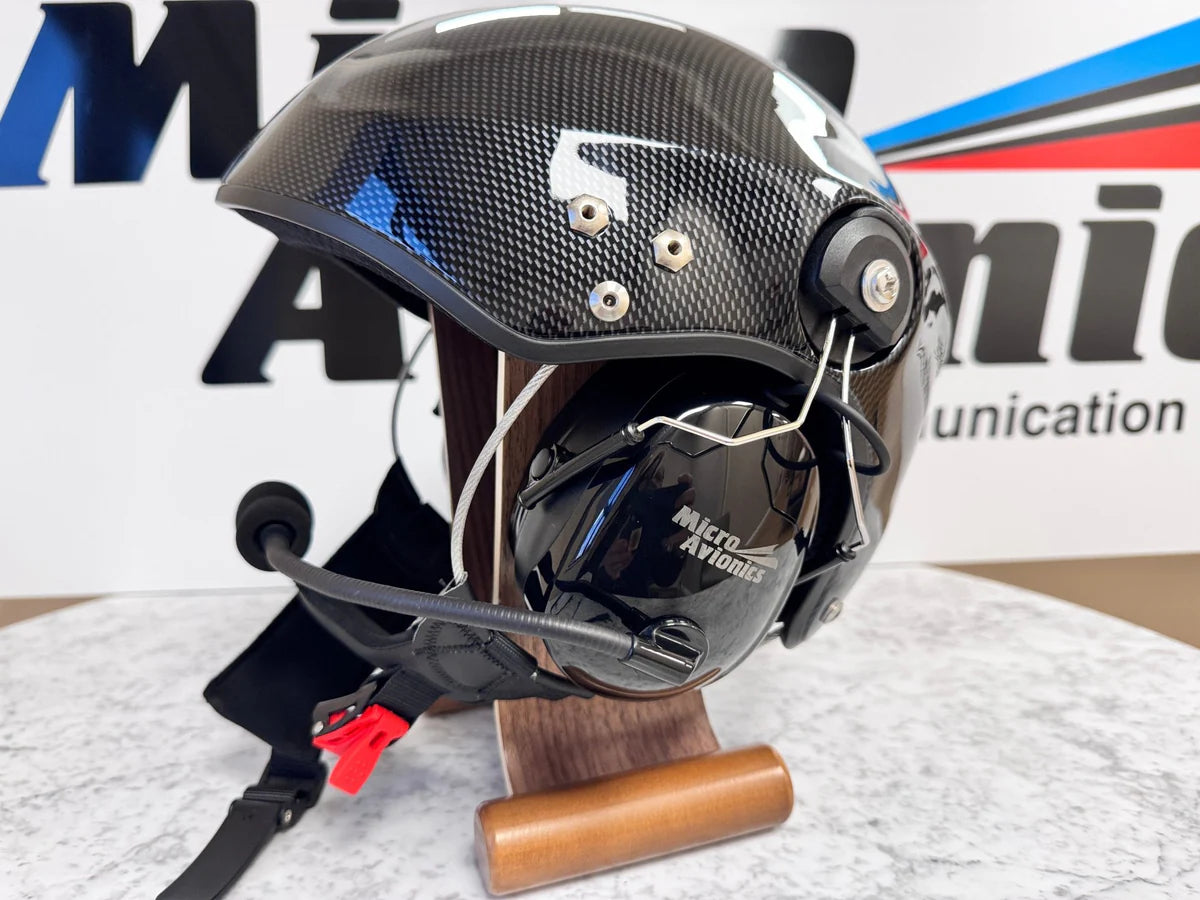Paramotor headset, PM-1, flying headset, Micro avionics
