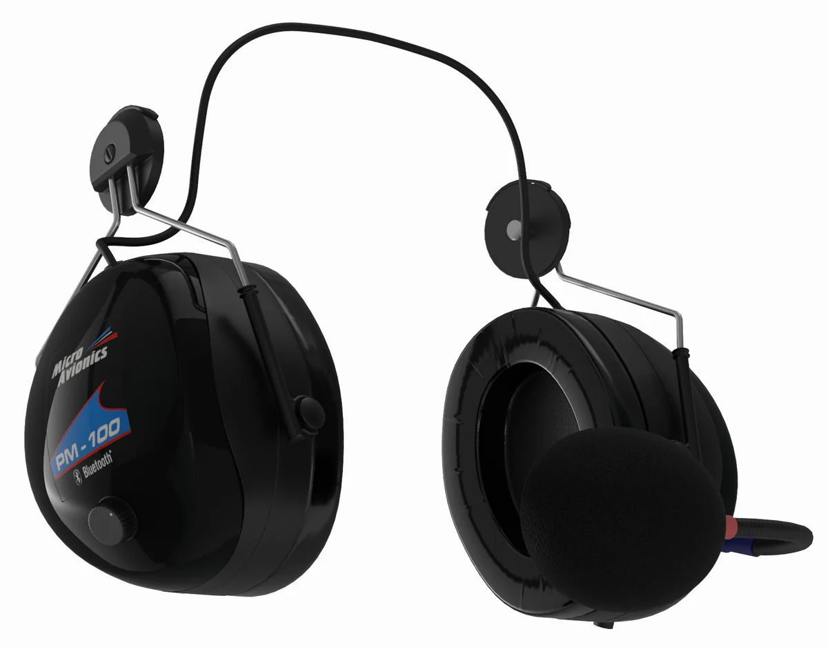 Advanced Bluetooth Stereo Paramotor Headset (no headband)