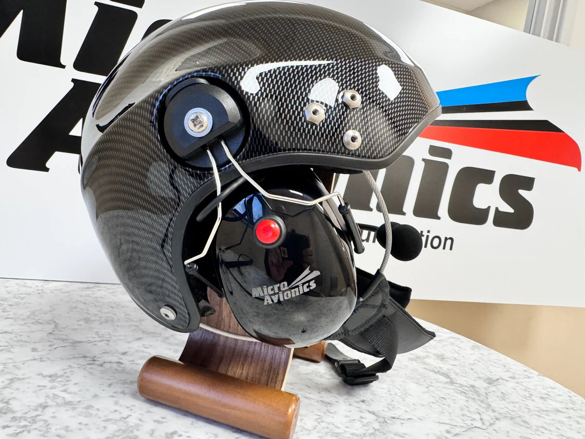 Paramotor headset, PM-1, flying headset, Micro avionics